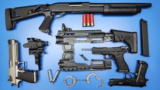 Airsoft Realistic Guns ! Beretta PT99,Magnum Research Desert Eagle,Glock,Shotgun - Box of Toys 🚀