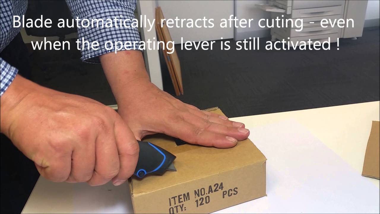 The Squeeze dual action safety knife by Diplomat YouTube