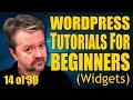 WordPress Tutorial For Beginners 2017 (14 of 30):  How To Use Widgets