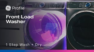 GE Profile Washer with 1 Step Wash + Dry