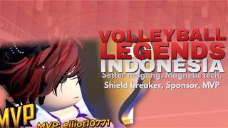Volleyball Legends Indonesia - Setter magang, Magnetic tech, Shield breaker,