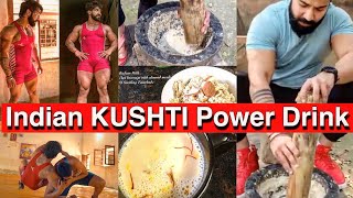 Indian Kushti Power Drink(Badam Ragda)||Indian Wrestlers Workout And Pehelwan Power Drink||