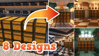 Minecraft | Automatic Storage | 8 Designs  | Minecraft Tutorial by NeatCraft 10,275 views 1 year ago 16 minutes