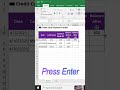 Credit Card Payment Tracker Formula in Excel | Easy Billing & Due Date Tracking