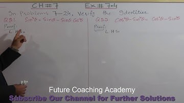 PTB, Class 10, Math, Ch 7, Ex#7.4, Q21 and Q22, Federal and Punjab Board, Future coaching academy