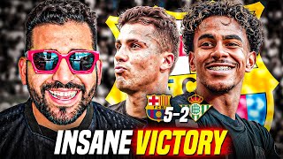 BARÇA DESTROY BETIS 5-2! 🤯 LAMINE YAMAL IS UNSTOPPABLE! 🔥
