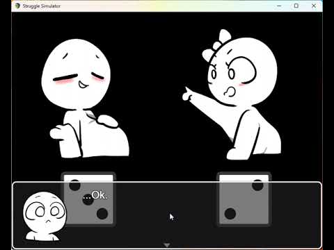 struggle simulator, eat only 1 twin and lose after