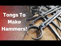 Hammer tongs & Pick Up Tongs! Step by step in epic detail.