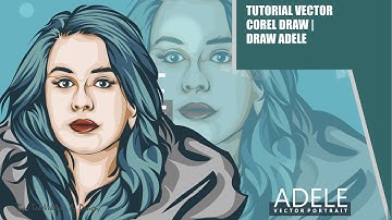 Tutorial Vector Corel draw | Draw Adele |  by takevektor
