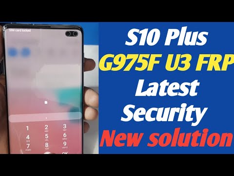 SAMSUNG S10 PLUS G975F DOWNGRADE FIRMWARE FOR FRP