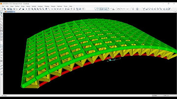 Sap2000 Phần 6 Giàn thép không gian - Bài 02 Mái vòm thép | A Bờ Cờ