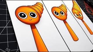 Dibujo all Phases in New Incredibox Sprunki OC of Slither Snake (from slither.io): From Phase 1 to 3