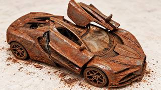 Restoration Abandoned Bugatti Chiron | UNBELIEVABLE Transformation - Extreme Rust Restoration!