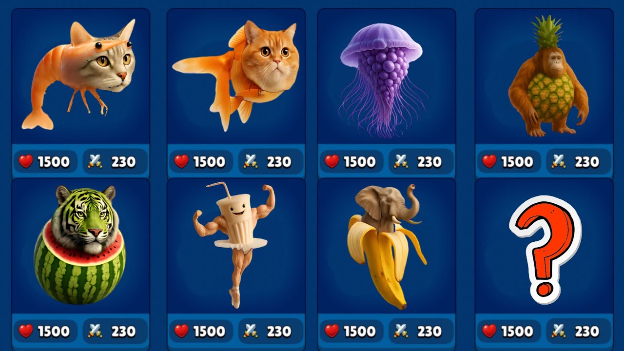 Monster War Brainrot Fight (Boss Fight) - Merge Italian Brainrot Meme Games Max Level Gameplay