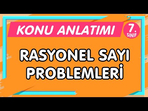 Rasyonel Sayı Problemleri (TEMEL) | 7.Sınıf Matematik Konu Anlatımı-PDF (imt hoca)