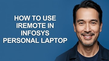 How to Use Iremote In Infosys Personal Laptop - KevinHowTo