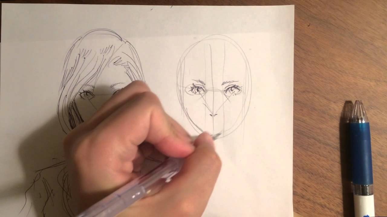 顔の描き方 バランスについて By Kyan Dog Youtube