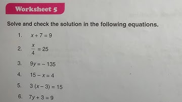 Math class 6 chapter 7 worksheet 5 dav public school ।। DAV Class 6 math chapter 7 worksheet 5