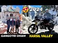 Beautiful harshil valley  gangotri dham mandir in march 2024