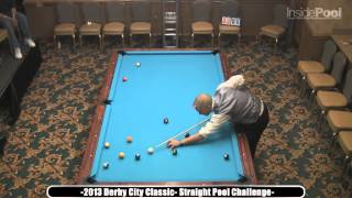 Ralph Eckert Straight Pool 14.1 high run 2013 Derby City Classic