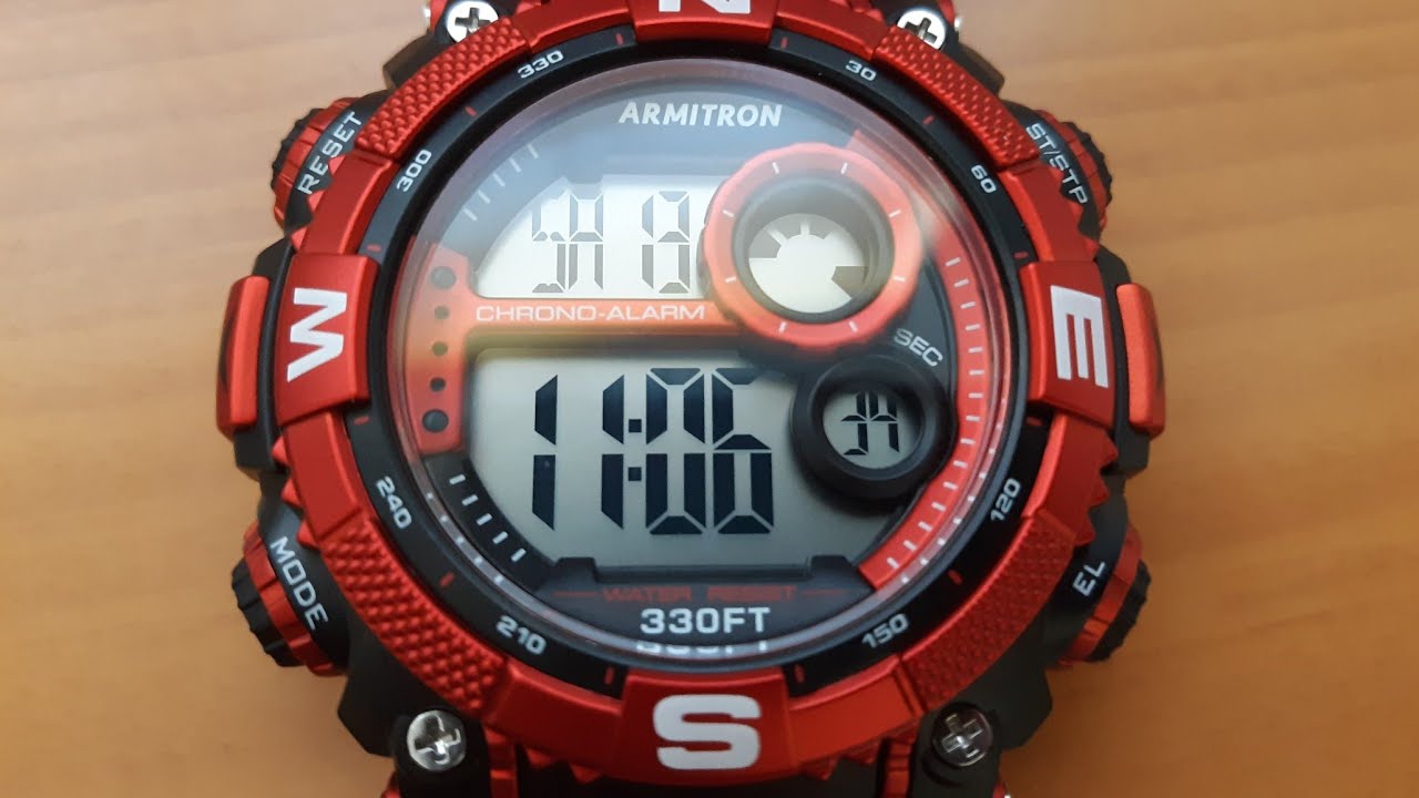 how to set a armitron watch