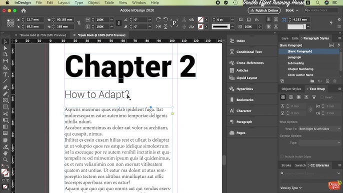 Exporting Ebook In Epub Format Using Adobe Indesign Cc - Youtube