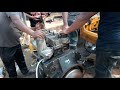 JCB Engine start after reconditioning.