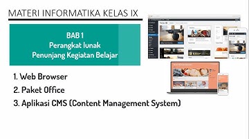 Materi Informatika Kelas IX