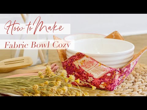 How To Make Reversible Soup Bowl Cozy