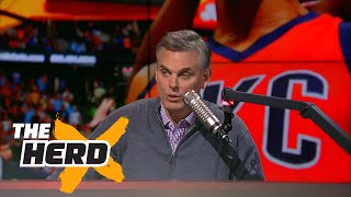 Westbrook breaks single-season NBA triple-double record - Colin reacts | THE HERD