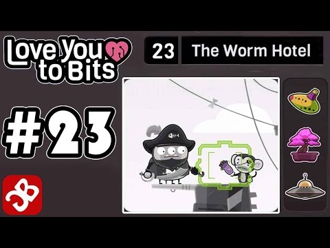 Love You To Bits - Level 23 - The Worm Hotel - Gameplay Walkthrough Video