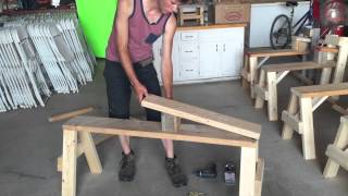 This video shows how to male a shave horse and it only takes about an hour to build. Cut list. All the measurements are in inches. 1. 