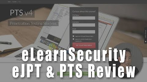 eLearnSecurity eJPT and PTS Junior Penetration Tester Review