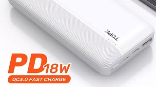 Đánh giá Pin sạc dự phòng TOPK I2015P 20.000 MAH (QC 3.0 + PD) GIÁ RẺ 189K trên LAZADA: XÀI TỐT KO?