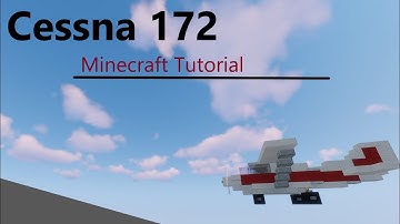 How To Build A Cessna 172 In Minecraft