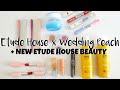 NEW Etude House WEDDING PEACH COLLECTION &amp; OTHER NEW BEAUTY! + One Brand Makeup Tutorial