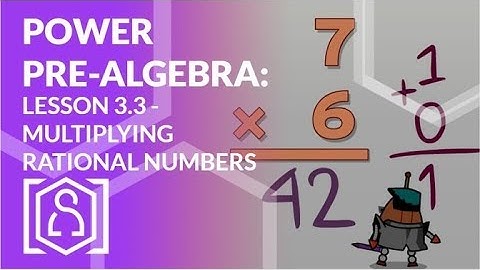 Power Pre Algebra - Lesson 3.3 (Multiplying Rational Numbers)