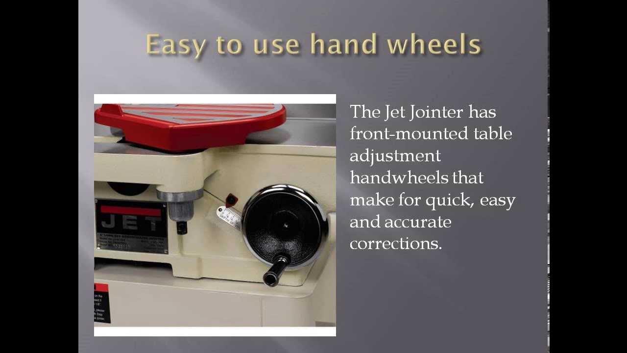 JET JJ6HHDX 6Inch Long Bed Helical Head Jointer Review YouTube