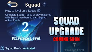 MORE SQUAD MEMBERS COMING SOON - SQUAD LEVELS ON ADVANCE SERVER