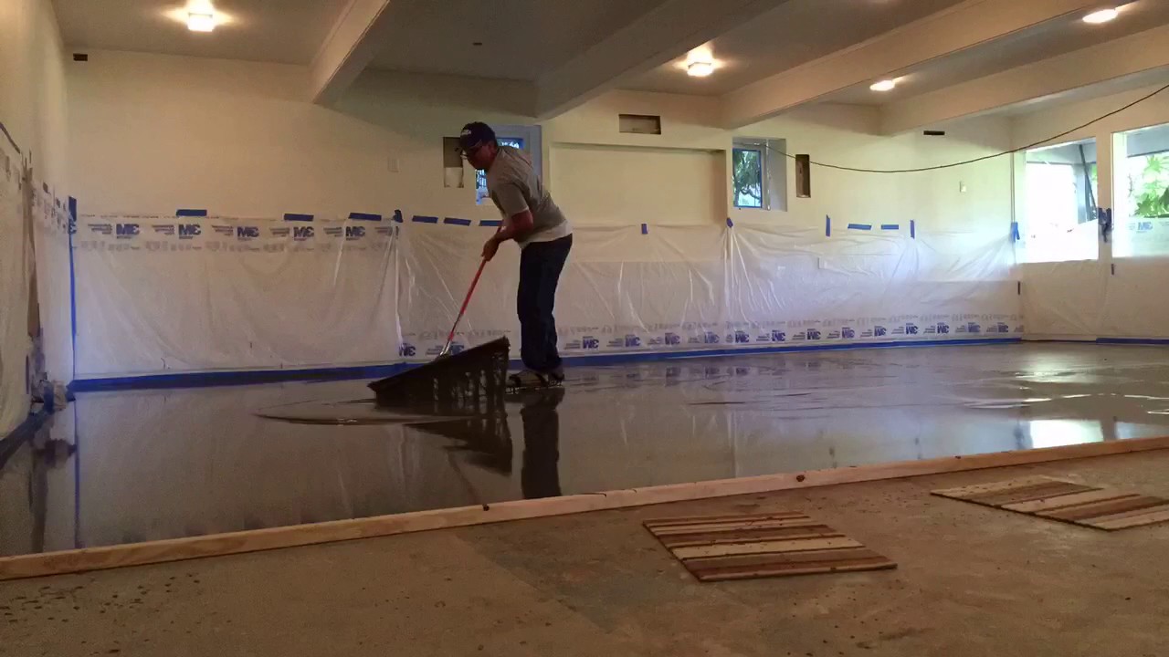 First Pour of Duraamen Param 5500 YouTube