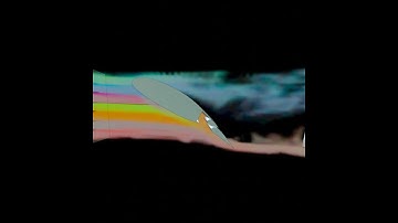 Wing in a wind tunnel #blender #blender3d #3d #laminar_simulation # #animation #Workbench