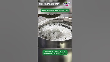 New Machine ! 20bpm Automatic Soda Bottling Plant | Soda Machine Business | Soda Machine #shorts