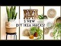 5 New IKEA Hacks for DIY Affordable Home Decor! Ikea 2021 DIY Modern Farmhouse Decor DIY Boho Decor