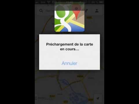 Mode hors ligne Google Maps iPhone iPad