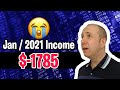Blog INCOME REPORT January 2021 - Affiliate Marketing income detailed breakdown