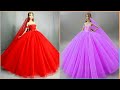 Cómo hacer Ropa para Barbies | Vestidos para Muñecas | Barbie Crafts Es