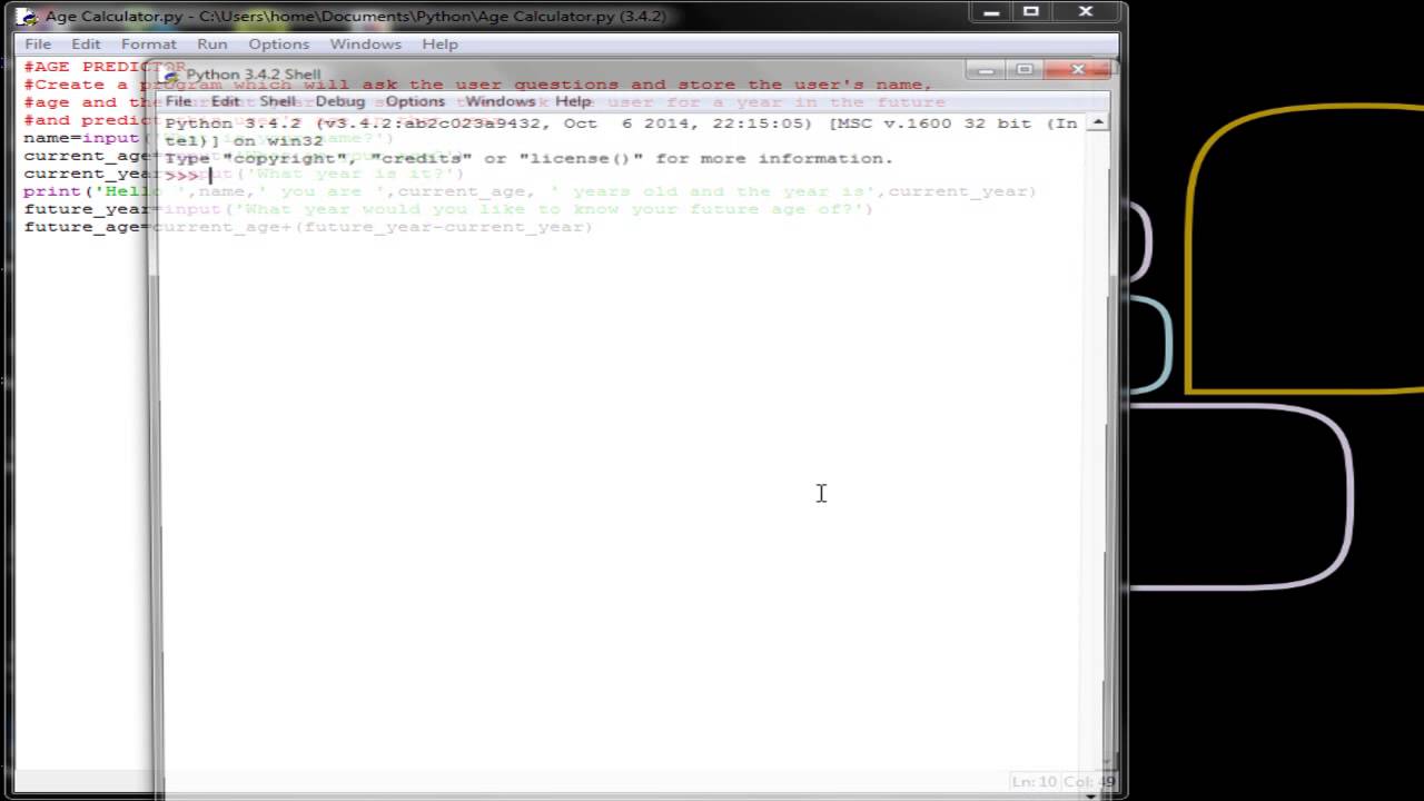 Activity 2: Creating a simple age predictor application in Python ...