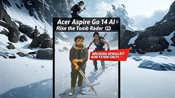 Acer Aspire Go 14 AI Review 80 days🔥 | Rise of  Tomb Raider Gaming Test | Real Performance Test