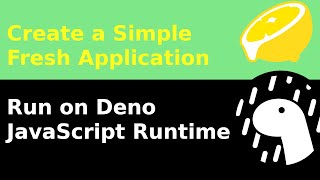 How to create  and run a simple Fresh project with Deno JavaScript Runtime | Fresh JS Framework 2022