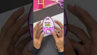 DIY Hello Kitty Kinder Joy ?? What’s the next? shorts art papercraft diy gift creative